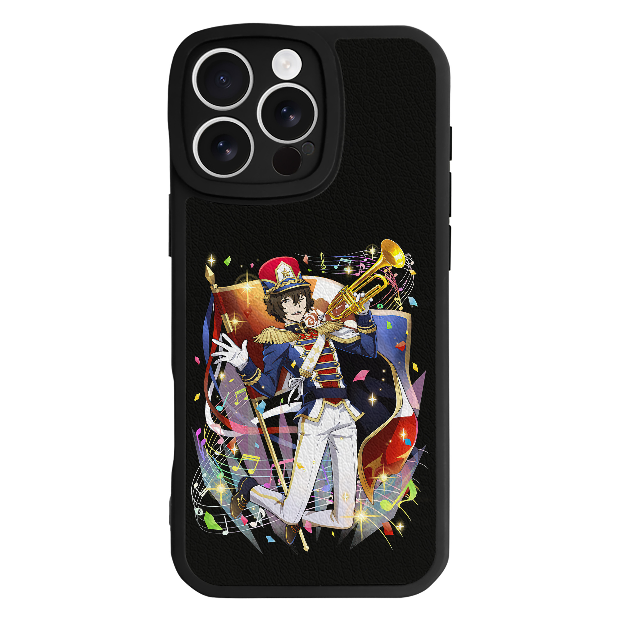 （画像用） 文豪ストレイドッグス Bungo Stray Dogs 【iPhone 16シリーズ対応】シリコンスマホケース（レザー調） 材質：シリコン